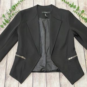 🌸 Clearance! 🌸 Forever21 Black Open Breast Blazer Size S